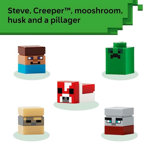 LEGO MINECRAFT MINI BIOMES JUGUETE DE CONSTRUCCION Y SIMULACION PARA NIÑOS Y NIÑAS JUEGO - 5