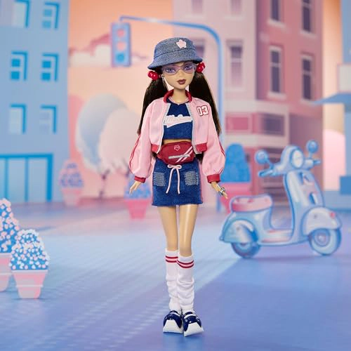 MUÑECA BARBIE SIGNATURE MY SCENE NOLEE Y ACCESORIOS ATUENDO INSPIRADO EN EL Y2K CON CONJUNTO - 2