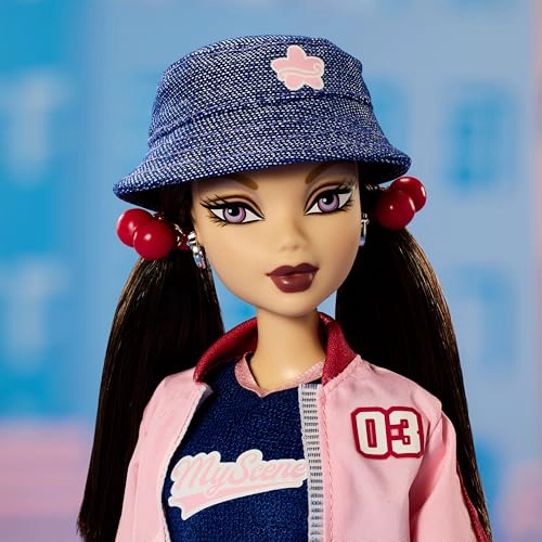 MUÑECA BARBIE SIGNATURE MY SCENE NOLEE Y ACCESORIOS ATUENDO INSPIRADO EN EL Y2K CON CONJUNTO - 3
