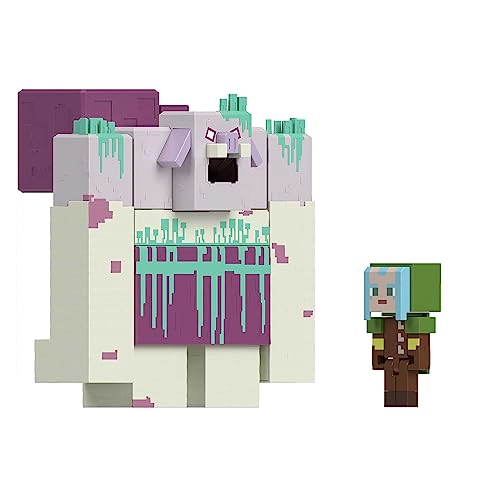 MATTEL MINECRAFT LEGENDS FIGURA DE ACCION DEVORADOR CON MOVIMIENTO DE ATAQUE DE LIMO Y ACCESORIO - 2