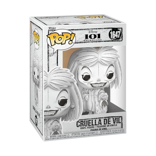 FUNKO POP DISNEY SKETCHED CRUELLA DE VIL FIGURA DE VINILO COLECCIONABLE IDEA DE REGALO PRODUCTO - 1