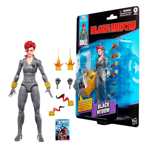 SERIE MARVEL LEGENDS VIUDA NEGRA INSPIRADA EN UNCANNY XMEN 268 1990 Y AVENGERS COMICS FIGURA - 3