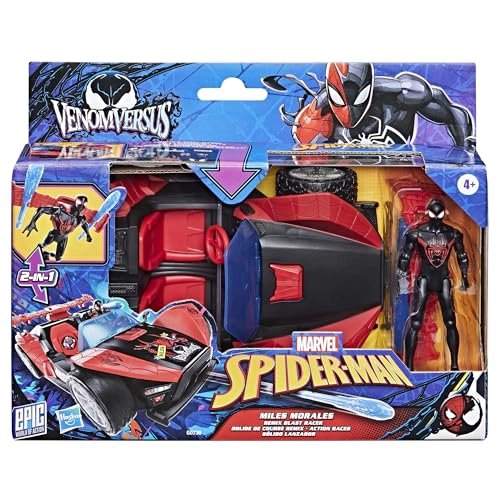 MARVEL SPIDERMAN VENOMVERSUS EPIC WORLD OF ACTION MILES MORALES REMIX BLAST RACER 4 PULGADAS 39 IN - 2