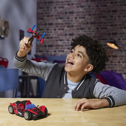 MARVEL SPIDERMAN VENOMVERSUS EPIC WORLD OF ACTION MILES MORALES REMIX BLAST RACER 4 PULGADAS 39 IN - 5