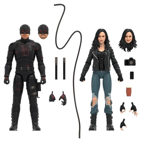 MARVEL LEGENDS SERIES DAREDEVIL BORN AGAIN DAREDEVIL JESSICA JONES 2 FIGURAS DE ACCION - 1