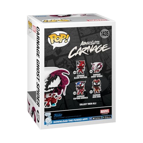 FUNKO POP MARVEL CARNAGEIZED GHOST SPIDER MARVEL COMICS FIGURA DE VINILO COLECCIONABLE IDEA - 3