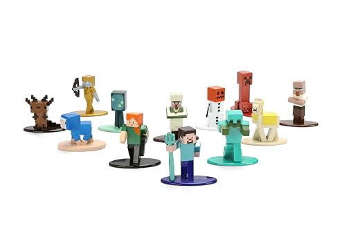 JADA MINECRAFT NANO METALFIGS SERIES 17 FIGURA FUNDIDA A PRESION 12 UNIDADES INCLUYE STEVE ALEX - 4