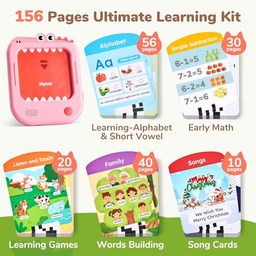 JOYCAT TABLETA DE APRENDIZAJE PARA NIÑOS TARJETAS FLASH HABLANTES FONE TICAS APRENDE A LEER CON 156 - 2