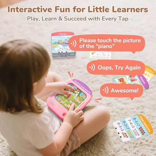 JOYCAT TABLETA DE APRENDIZAJE PARA NIÑOS TARJETAS FLASH HABLANTES FONE TICAS APRENDE A LEER CON 156 - 6