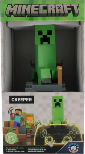 EXQUISITE GAMING MINECRAFT CREEPER CABLE GUYS SOPORTE PARA TELE FONO Y CONTROLADOR 85 PULGADAS - 4