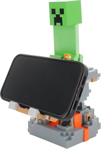 EXQUISITE GAMING MINECRAFT CREEPER CABLE GUYS SOPORTE PARA TELE FONO Y CONTROLADOR 85 PULGADAS - 5