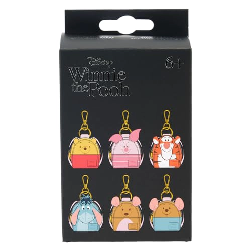 LOUNGEFLY DISNEY WINNIE THE POOH PERSONAJES MISTERIO MINI MOCHILA LLAVERO CHARM - 2