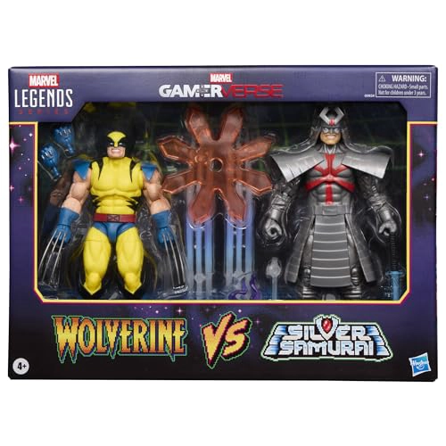 SERIE MARVEL LEGENDS GAMERVERSE WOLVERINE VS SAMURAI PLATEADO DE MARVEL FIGURAS DE ACCION - 2