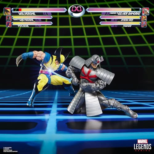 SERIE MARVEL LEGENDS GAMERVERSE WOLVERINE VS SAMURAI PLATEADO DE MARVEL FIGURAS DE ACCION - 6