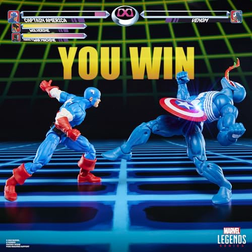 MARVEL LEGENDS SERIES GAMERVERSE CAPITAN AME RICA VS VENOM FIGURAS DE ACCION COLECCIONABLES - 7