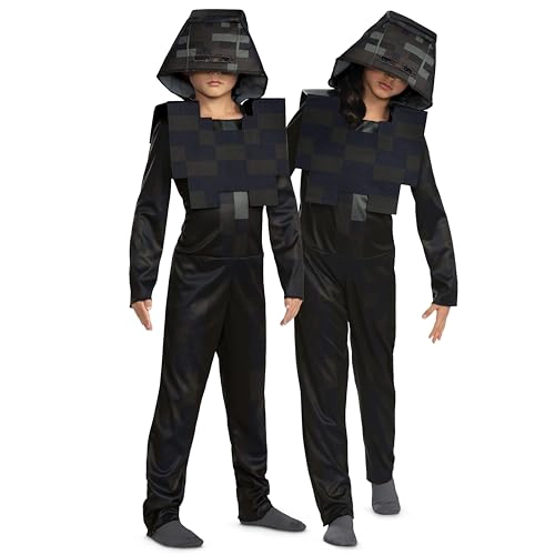 DISGUISE DISFRAZ DE MINECRAFT DE ESQUELETO WITHER DISFRAZ OFICIAL DE MINECRAFT CON OVEROL - 5