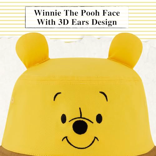 DISNEY WINNIE THE POOH SOMBRERO DE PESCADOR SOMBRERO DE VIAJE PLEGABLE CON OREJAS DE OSO 3D - 3
