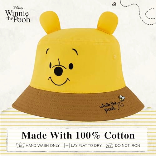 DISNEY WINNIE THE POOH SOMBRERO DE PESCADOR SOMBRERO DE VIAJE PLEGABLE CON OREJAS DE OSO 3D - 6