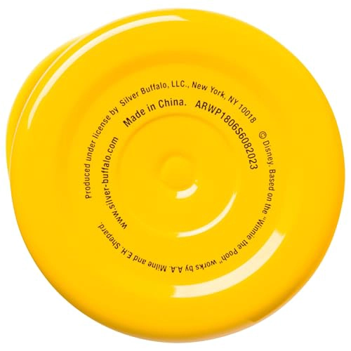 SILVER BUFFALO DISNEY WINNIE THE POOH IN HUNNY POT YELLOW GINGHAM BOTELLA DE AGUA DE ACERO - 6