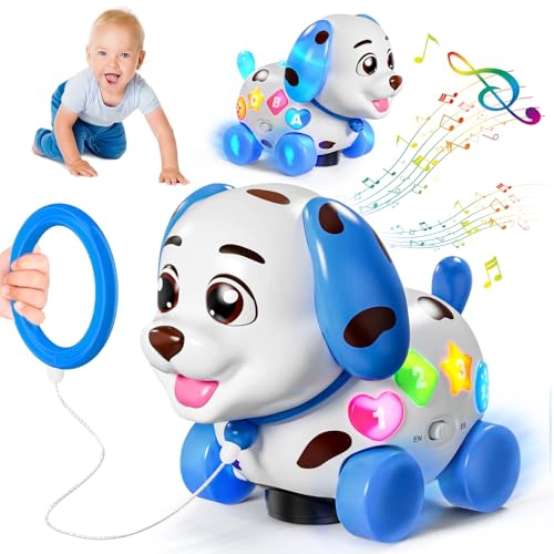 HUMORPLAY JUGUETE MUSICAL DE CACHORRO PARA BEBE  DE 61218 MESES JUGUETES DE ARRASTRARSE Y CAMINAR - 1