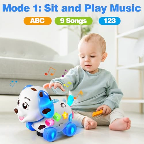 HUMORPLAY JUGUETE MUSICAL DE CACHORRO PARA BEBE  DE 61218 MESES JUGUETES DE ARRASTRARSE Y CAMINAR - 5