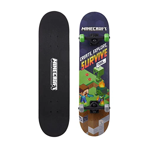 NERF PATINETA DE 31 PULGADAS 9 CAPAS DE ARCE PARA CRUCERO TALLADO TRUCOS Y DESCENSO - 5