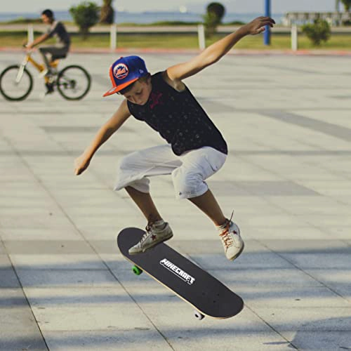 NERF PATINETA DE 31 PULGADAS 9 CAPAS DE ARCE PARA CRUCERO TALLADO TRUCOS Y DESCENSO - 6