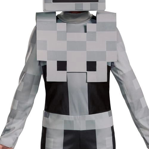 DISFRAZ DE ESQUELETO CLASICO DE MINECRAFT PARA NIÑOS TRAJE DE COSPLAY DE MINECRAFT PARA NIÑOS - 4