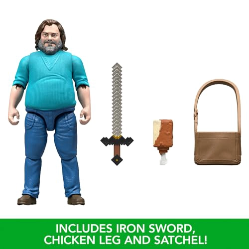 MATTEL MINECRAFT JUEGO DE FIGURAS DE ACCION Y ACCESORIOS PERSONAJE COLECCIONABLE DE STEVE POSABLE - 4