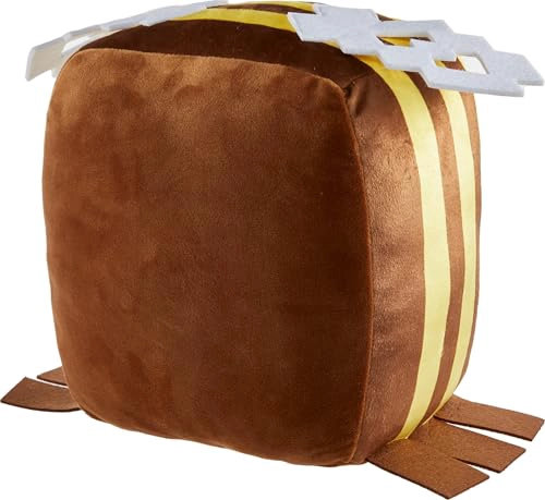 MATTEL MINECRAFT CUUTOPIA BEE MUÑECO DE ALMOHADA REDONDEADO SUAVE DE 10 PULGADAS JUGUETE - 5