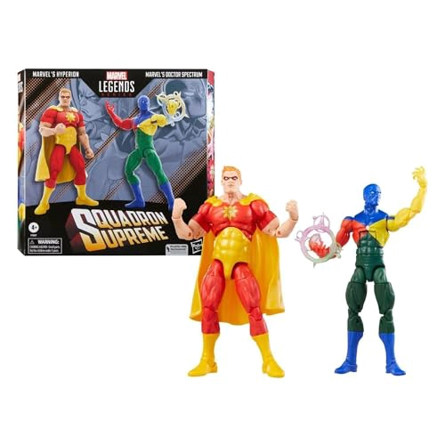 MARVEL SQUADRON SUPREME LEGENDS PAQUETE DE 2 FIGURAS DE ACCION DE MARVELS HYPERION Y MARVELS DOCTOR - 7