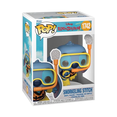 FUNKO POP DISNEY LILO STITCH FIGURA DE VINILO COLECCIONABLE DE STITCH HACIENDO SNORKEL IDEA - 1