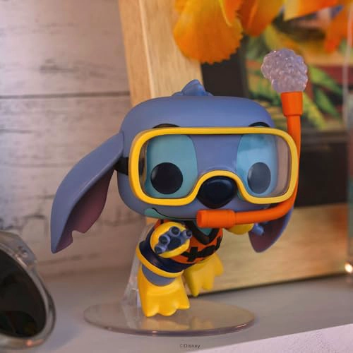 FUNKO POP DISNEY LILO STITCH FIGURA DE VINILO COLECCIONABLE DE STITCH HACIENDO SNORKEL IDEA - 2