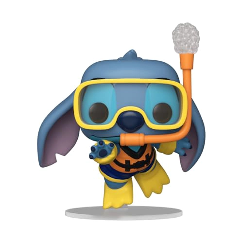 FUNKO POP DISNEY LILO STITCH FIGURA DE VINILO COLECCIONABLE DE STITCH HACIENDO SNORKEL IDEA - 3