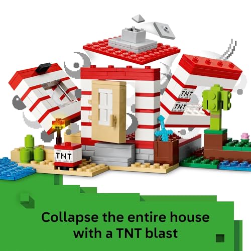 LEGO MINECRAFT LA CASA DE LA JUNGLA TNT PARA NIÑOS JUGUETE COLECCIONABLE DE MINECRAFT JUEGO - 3