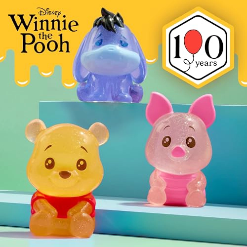 DISNEY WINNIE THE POOH BEARY FIGURAS DE JALEA LINDAS 3 UNIDADES POR JUST PLAY DULCE Y BRILLANTE - 4