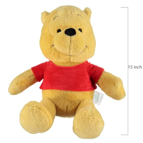 DISNEY PELUCHE OFICIAL DE WINNIE THE POOH PARA NIÑOS PERSONAJE DE PELUCHE CON TEXTURA ESPONJOSA - 2