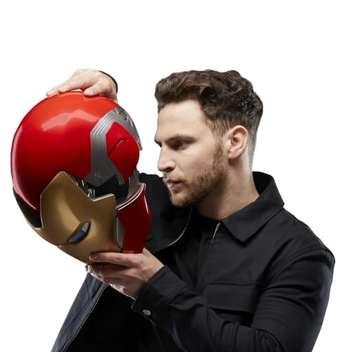 MARVEL LEGENDS SERIE IRON MAN CASCO ELECTRONICO PREMIUM CON EFECTOS DE LUZ JUGUETE COLECCIONABLE - 4