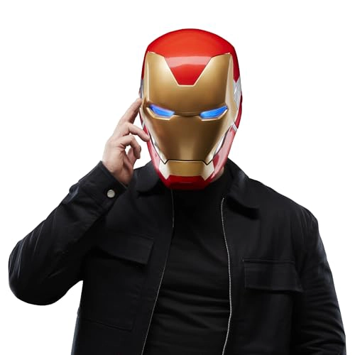 MARVEL LEGENDS SERIE IRON MAN CASCO ELECTRONICO PREMIUM CON EFECTOS DE LUZ JUGUETE COLECCIONABLE - 5