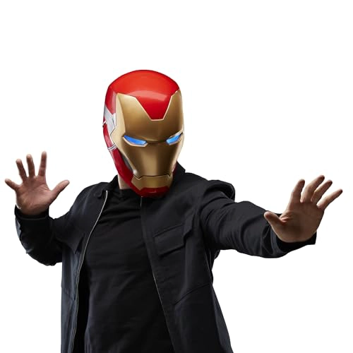MARVEL LEGENDS SERIE IRON MAN CASCO ELECTRONICO PREMIUM CON EFECTOS DE LUZ JUGUETE COLECCIONABLE - 6
