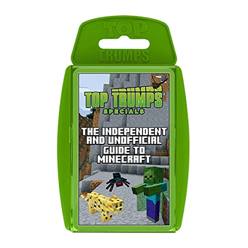 TOP TRUMPS JUEGO DE CARTAS THE INDEPENDENT UNOFFICIAL GUIDE TO MINECRAFT JUEGOS DE APRENDIZAJE - 1