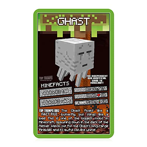 TOP TRUMPS JUEGO DE CARTAS THE INDEPENDENT UNOFFICIAL GUIDE TO MINECRAFT JUEGOS DE APRENDIZAJE - 3