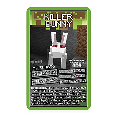 TOP TRUMPS JUEGO DE CARTAS THE INDEPENDENT UNOFFICIAL GUIDE TO MINECRAFT JUEGOS DE APRENDIZAJE - 5