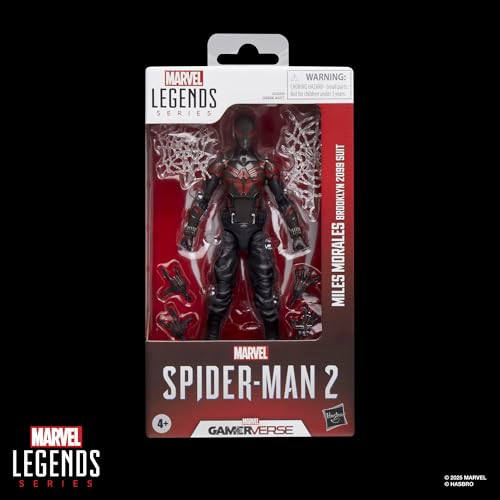 MARVEL LEGENDS SERIES GAMERVERSE MILES MORALES TRAJE DE BROOKLYN 2099 FIGURA DE ACCION - 2