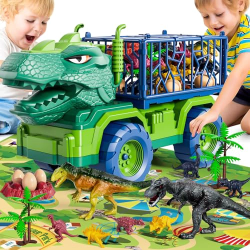 CAMION DE DINOSAURIO PARA NIÑOS DE 2 A 4 AÑOS FIGURA DE ACCION DE DINOSAURIO PARA NIÑOS PEQUEÑOS - 2