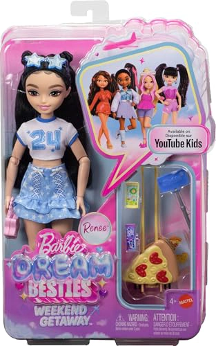 BARBIE DREAM BESTIES WEEKEND GETAWAY RENEE MUÑECA Y ACCESORIOS MUÑECA DE MODA CON MODAS EXTRAIBLES - 6