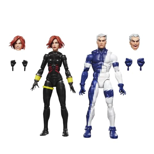 MARVEL LEGENDS SERIES BLACK WIDOW QUICKSILVER AVENGERS THE CROSSING COMICS FIGURAS DE ACCION - 1