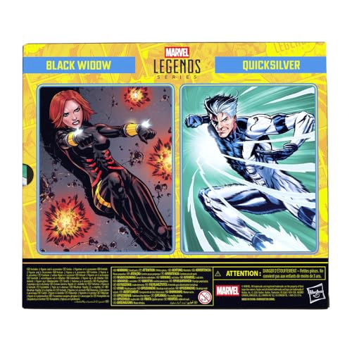 MARVEL LEGENDS SERIES BLACK WIDOW QUICKSILVER AVENGERS THE CROSSING COMICS FIGURAS DE ACCION - 4