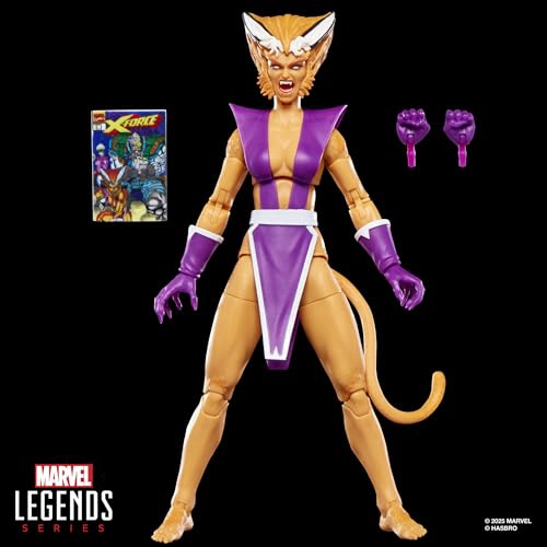 SERIE MARVEL LEGENDS FERAL XFORCE 1 1991 Y XMEN COMICS FIGURA DE ACCION COLECCIONABLE A ESCALA DE 6 - 2