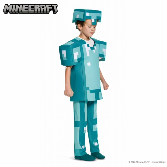 DISFRAZ DE HALLOWEEN DE MINECRAFT ARMOR DELUXE PARA NIÑOS - 7